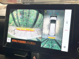 【パノラミックビューモニター】専用のカメラにより、上から見下ろしたような視点で360度クルマの周囲を確認することができます☆死角部分も確認しやすく、狭い場所での切り返しや駐車もスムーズに行えます。