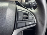 設定した速度での定速走行や、先行車との車間距離を保ちながら自動追従できるスイッチ。高速道路での長距離運転の疲労を大幅に軽減します。