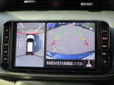 上空から見下ろしているかのように駐車できるアラウンドビューモニター。車庫入れや縦列駐車に役立ちます。