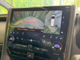 【パノラミックビューモニター】専用のカメラにより、上から見下ろしたような視点で360度クルマの周囲を確認することができます☆死角部分も確認しやすく、狭い場所での切り返しや駐車もスムーズに行えます。