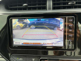 バックカメラです!ナビゲーションにこのように映ります。見えずらい真後ろもこれで安心ですよ!