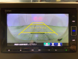 リアカメラ付で、後方をナビ画面で確認。車庫入れも安心です。もちろん、バックギアと連動しています。