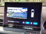 便利な3ビュー切り替え、ガイド線表示付きのバックカメラです!後退時、後方の視界をサポートします!