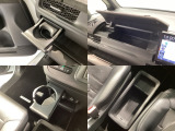 収納スペースや、ドリンクホルダーもついています。長距離ドライブで活躍する必需品ですね♪