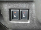 運転席と助手席にシートヒーターが装備されています。冬でも快適に運転できます。