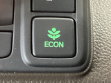 ★ECONスイッチ★ エコドライブを加速しよう!スイッチをONにすると、運転の仕方によるロスを抑え込み燃費をよくするようクルマが頑張ります(*^ー^*)燃費向上にチャレンジ♪