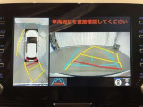 【パノラミックビューモニター】専用のカメラにより、上から見下ろしたような視点で360度車の周囲を確認することができます。