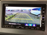 便利な3ビュー切り替え、ガイド線表示付きのバックカメラです!後退時、後方の視界をサポートします!