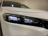 LEDヘッドライトで夜道も安心!