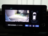 バックも安心のリアカメラ付いています。リアカメラがあると、いつでも安全にバックできますね。死角も減ります。3ビュー切り替え、ガイド線表示なので便利です。