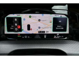 【デジタルメータークラスター(Digital Cockpit Pro)】高解像度ディスプレイには速度計とタコメーターに加え、数種類のモードから選択したグラフィックを表示できます。