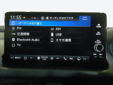 フルセグテレビ搭載。USB入力、Bluetoothオーディオに対応しています。