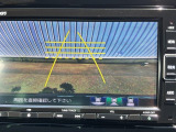 カラービジョンとガイド線で見やすい視点切替式のバックモニター。