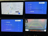 ナビ、メニュー画面、バックモニターの画像です。