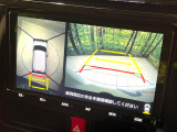 【パノラミックビューモニター】専用のカメラにより、上から見下ろしたような視点で360度クルマの周囲を確認することができます☆死角部分も確認しやすく、狭い場所での切り返しや駐車もスムーズに行えます。