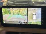 【アラウンドビューモニター】専用のカメラにより、上から見下ろしたような視点で360度クルマの周囲を確認することができます☆死角部分も確認しやすく、狭い場所での切り返しや駐車もスムーズに行えます。
