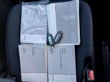 新車保証書 取り扱い説明書も完備
