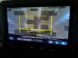 バックカメラの画像です。ガイドラインがスムースな車庫入れをサポートいたします!車庫入れの安心感がアップしますね☆