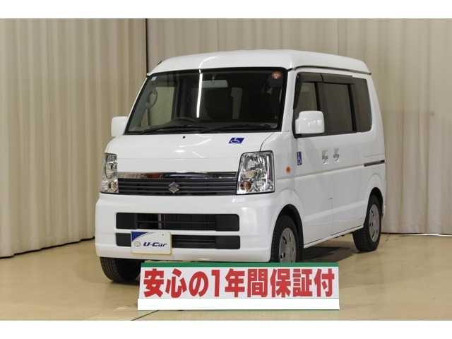 エブリイワゴン ウィズ 車いす移動車 リヤシート付 電動固定式 4WD 