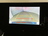 バックギアに入れると、このように後方が映し出されます!最終確認はご自身の目と耳で必ず行ってください!安全第一で!
