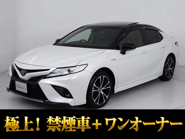 カムリ 2.5 WS パノラマルーフ ワンオーナー OP18インチAW レーダーC