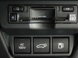 非常時やキャンプなどに役立つAC100Vコンセント付きです。ETCも装備してます。