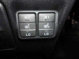 運転席、助手席はシートヒーター付きです。座面や背もたれを素早く温め、寒い日もより快適に過ごせます。