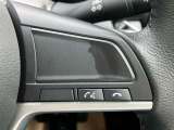 ハンズフリー通話もステアリングのスイッチで操作可能です