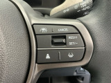 アクセルから足を離しても設定したスピードを保ち走行し、高速道路での疲労軽減に役立つクルーズコントロール付きです!