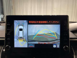 【パノラミックビューモニター】専用のカメラにより、上から見下ろしたような視点で360度クルマの周囲を確認することができます☆死角部分も確認しやすく、狭い場所での切り返しや駐車もスムーズに行えます。