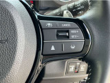 Hondaセンシングの機能のひとつ、アダプティブクルーズコントロール付!アクセルから足を離しても設定したスピードと前車との車間を保ち走行してくれます!車線維持もアシスト☆高速道路で疲労軽減ですね☆