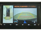 専用のカメラにより、上から見下ろしたような視点で360度クルマの周囲を確認することができます☆縦列駐車や幅寄せ時に活躍してくれます