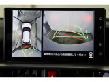 車両を上から見たような映像表示するパノラミックビューモニター付き!