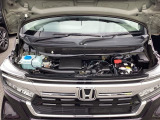 Hondaの技術が詰まったエンジンルーム♪エンジンルーム室内ともにルームクリーニング済みで清潔です!快適なドライブをお楽しみください。