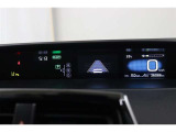 視線移動が少なく疲れにくいセンターメーター!ハイブリッドシステムインジケーターをはじめとしたお車の状態の情報を確認できます。
