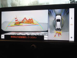 バックガイドモニターを装備しています、車庫入れもラクラクです。パノラミックビューモニターを搭載しています、上からの画像も表示されます。