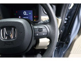 Hondaセンシングの機能のひとつ、アダプティブクルーズコントロール付!アクセルから足を離しても設定したスピードと前車との車間を保ち走行してくれます!車線維持もアシスト☆高速道路で疲労軽減ですね☆