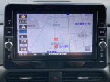 日産オリジナルナビゲーション。9インチワイドモニター。