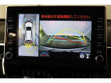 車両を上から見たような映像表示するパノラミックビューモニター付き!