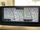BMWのナビゲーションは操作性も良く、詳細な地図情報と交通状況を見やすく表示し、快適なドライビングをサポートしながら目的地までナビゲートします。