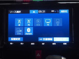 オーディオ選択画面です。AM・FM・TV視聴、Bluetooth対応しております!
