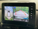 【アラウンドビューモニター】専用のカメラにより、上から見下ろしたような視点で360度クルマの周囲を確認することができます☆死角部分も確認しやすく、狭い場所での切り返しや駐車もスムーズに行えます。