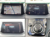 ナビやオーディオ、ご自身の運転記録やメンテナンスログを表示する「マツダコネクト」を搭載。人間工学に基づき、自然な位置に搭載されております。もちろんBluetooth等のオーディオにも対応しております。