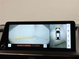 パノラミックビューモニター(全周囲モニター)です☆おクルマを空から見たように表示します。周囲の死角の確認に貢献します