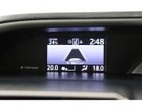 マルチインフォメーションディスプレイ付きです!エコ運転へ導く多彩な情報を表示してくれます。