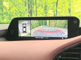 【360&deg;ビューモニター】専用のカメラにより、上から見下ろしたような視点で360度クルマの周囲を確認することができます☆死角部分も確認しやすく、狭い場所での切り返しや駐車もスムーズに行えます。
