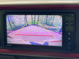 【バックカメラ】駐車時に後方がリアルタイム映像で確認できます。大型商業施設や立体駐車場での駐車時や、夜間のバック時に大活躍!運転スキルに関わらず、今や必須となった装備のひとつです!