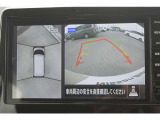 「アラウンドビューモニター」・・・上空から見た映像で車庫入れ簡単♪♪