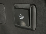 【1500Wアクセサリーコンセント】消費電力1500Wまでの家電が使えます。キャンプやスポーツ・アウトドアでのアクティビティはもちろん、災害・停電の際に大活躍♪