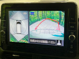 【アラウンドビューモニター】専用のカメラにより、上から見下ろしたような視点で360度クルマの周囲を確認することができます☆死角部分も確認しやすく、狭い場所での切り返しや駐車もスムーズに行えます。
